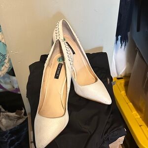 Shoemint White Women's Heels